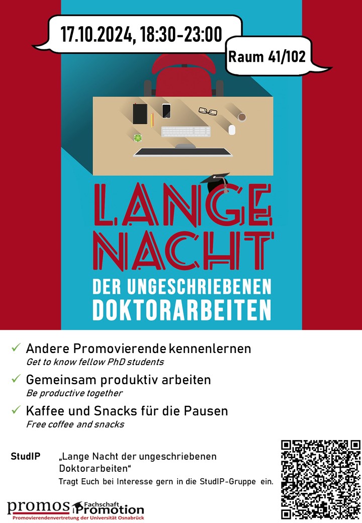 Flyer zur Langen Nacht der ungeschriebenen Doktorarbeiten Flyer zur Langen Nacht der ungeschriebenen Doktorarbeiten